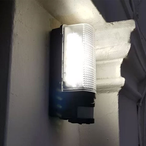 outdoor security light installation ASL eastbourne