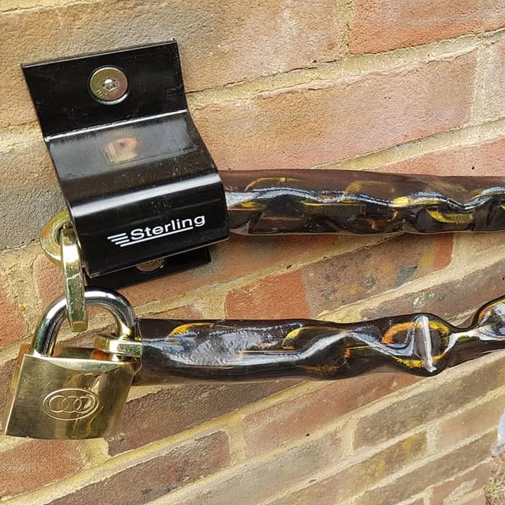 Anchor Chain Padlock Fitted to Gate in Eastbourne
