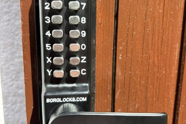 Outdoor Coded Garden Lock Installation