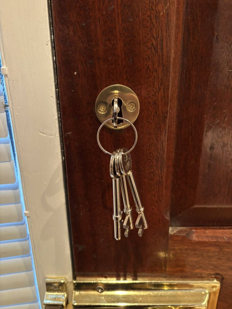 Key in lock with other locks