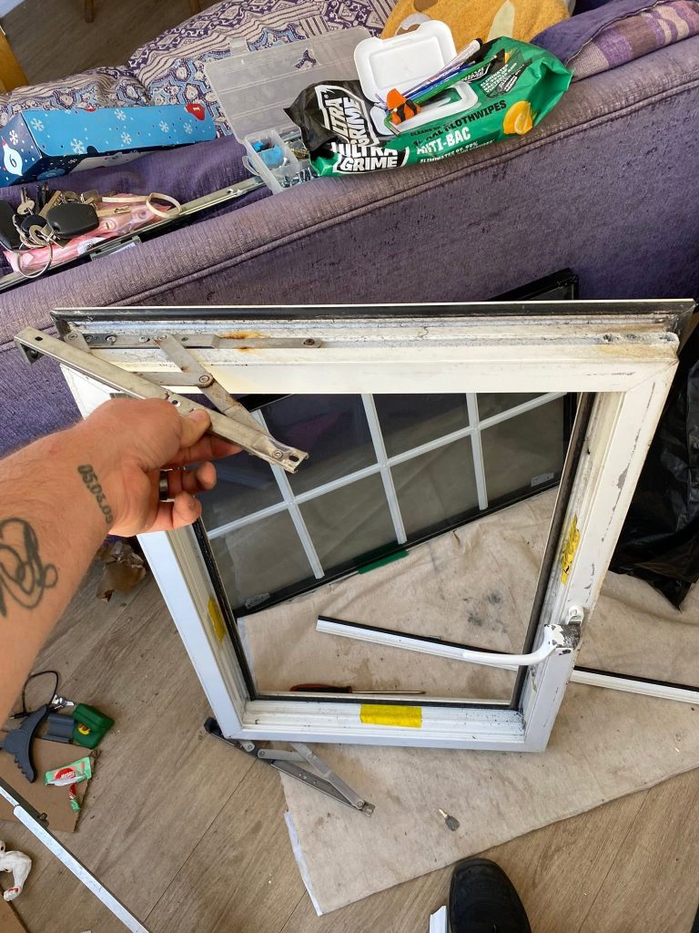 uPVC frame and espags
