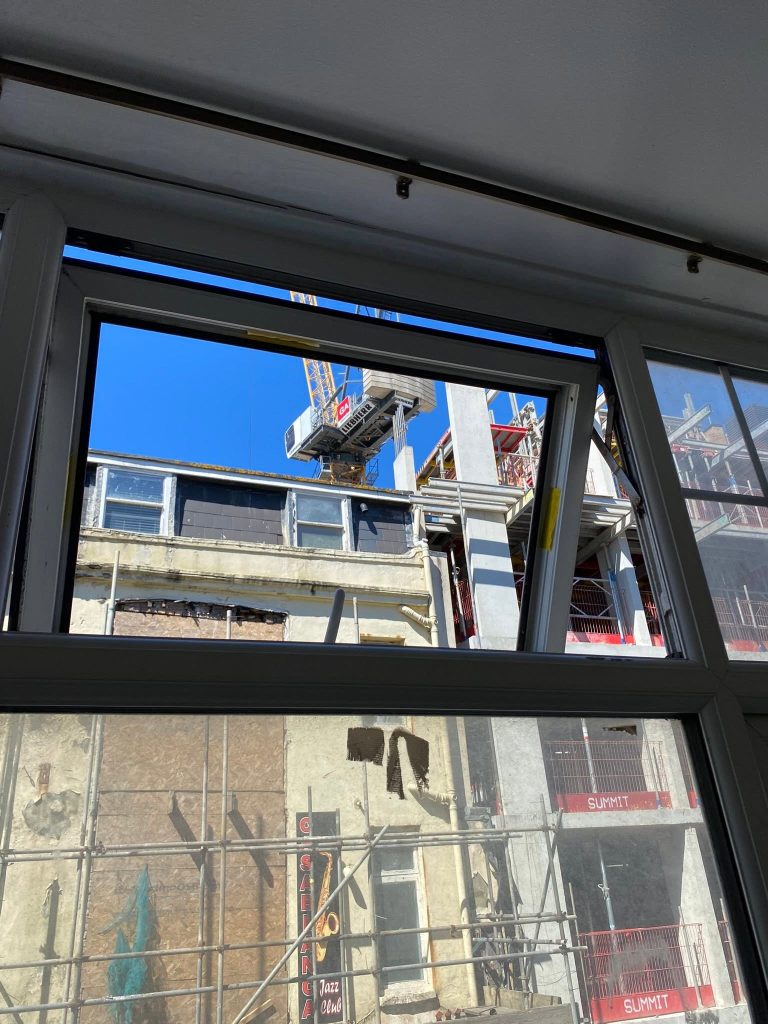 uPVC window installed