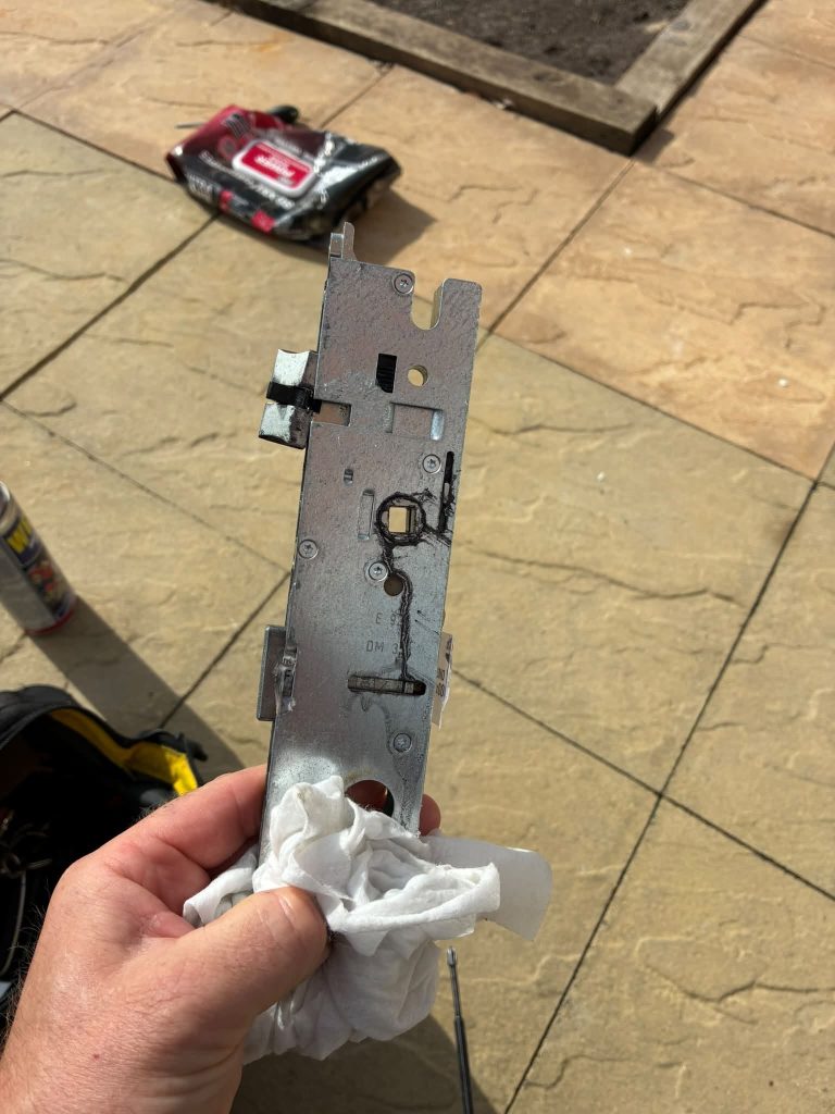 Maco gearbox for a uPVC door in Hailsham